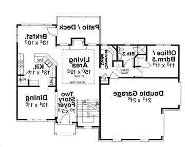 First Floor image of Madison House Plan